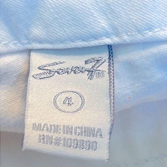 Seven7 shorts white denim 4 - Picture 8 of 10